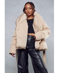 MissPap - Oversized Collared Puffer Coat - Lyst