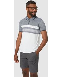 MAINE - Feeder Placement Stripe Polo - Lyst