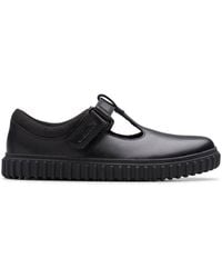 Clarks - Cove Hope Kid Leather T Bar Shoes - Lyst