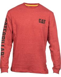 Caterpillar - Trademark Banner Long Sleeve T-shirt - Lyst