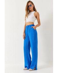 Bianco Lucci - Palazzo Pants With Pockets - Lyst
