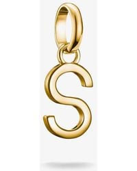 Thomas Sabo - Charm Club Connect Plated Letter S Charm Cc1225-413-39 - Lyst