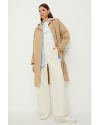 Dorothy Perkins - Single Breasted Trench Coat - Lyst