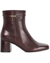 Dune - Wide Fit 'Oaklee' Leather Ankle Boots - Lyst