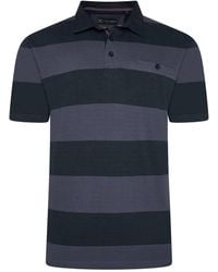 KAM Jeanswear - Stripe Rugby Polo Shirt For - Lyst
