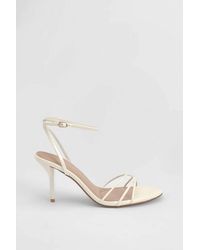 MissPap - Faux Leather Strappy High Stiletto Heel Sandals - Lyst
