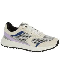 ELLE Sport - Lace Up Trainer Chunky Outsole With Mesh And Textile Panelling - Lyst