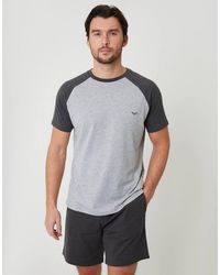 Threadbare - Raglan Short Sleeve Top & Shorts Lounge Set - Lyst