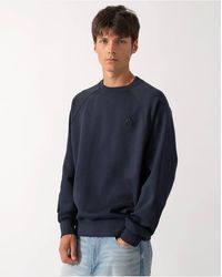 Moose Knuckles - Long Sleeve Crew Neck Logo Detail Relaxed Fit Sweatshirt - Lyst