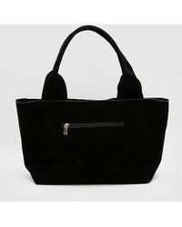 Boohoo - Faux Suede Oversized Tote Bag - Lyst