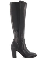 Dune - 'tippy 2' Leather Knee High Boots - Lyst