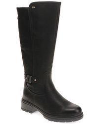 Pavers - Buckle Detail Long Boots - Lyst