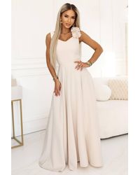 Love Lace - Wedding Guest Flared Strappy Fit & Flare Dress - Lyst