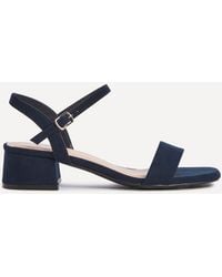 Linzi - Tillie Faux Suede Low Blook Heel - Lyst
