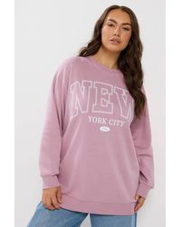 Yours - 'New York City' Sweatshirt - Lyst