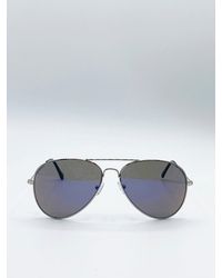 SVNX - Classic Metal Frame Aviator Sunglasses - Lyst