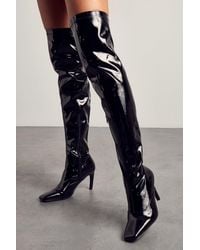 MissPap - Over The Knee Extreme Heeled Boot - Lyst