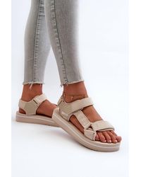 Love Lace - Big Star Velcro Strap Platform Foam Sandals For Summer Comfort - Lyst