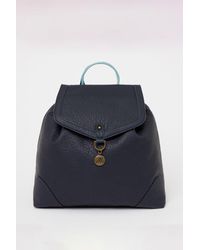 Mantaray - Olive Faux Leather Backpack - Lyst