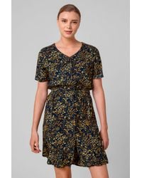 Enorsia - V-Neck Button Front Tops - Lyst
