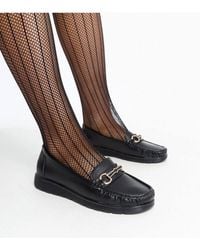 Love Lace - Moccasin Loafers With Buckle Round Toe Slip On Shoes For Work - Lyst