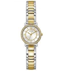 Guess - Melody Stainless Steel Fashion Analogue Quartz Watch - Gw0468l4 - Lyst