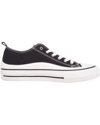 Absolute Footwear - Childrens Low Top Lace Up Canvas Pumps With Chunky Sole - Lyst