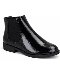 Spot on - Classic Elasticated Ankle Boot With Low Heel - Lyst