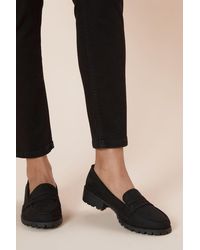 Dorothy Perkins - Wide Fit Leoni Chunky Loafers - Lyst