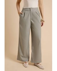 Dorothy Perkins - Pleat Front Wide Leg Trouser - Lyst