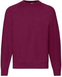 Fruit Of The Loom - Raglan Sleeve Belcoro Sweatshirt - Lyst