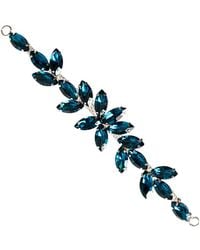 Neel Blue - Diamante Motif Rhinestone Patch, Crystal Appliques, 16 X 2.5Cm - Lyst