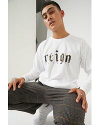 Burton - White Camo Reign Long Sleeve Print T-shirt - Lyst