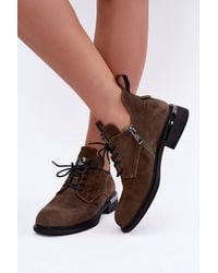 Love Lace - Everyday Round Toe Suede Lace Up Boots - Lyst