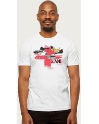 Looney Tunes - Football Daffy Duck For England Euro T-Shirt - Lyst