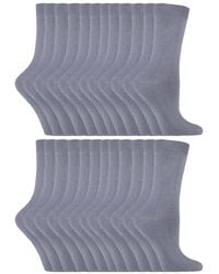 Sock Snob - 24 Pairs Plain Cotton Rich Dress Socks - Lyst