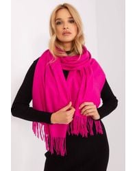 Love Lace - Warm Long Winter Scarf 196 Cm With Cozy Decorative Tassels - Lyst