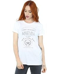 Looney Tunes - Marvin The Martian Where's The Kaboom Cotton Boyfriend T-Shirt - Lyst