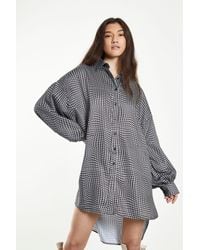 Shnoo - Hi-Low Shirt Dress - Lyst
