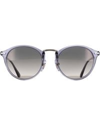 Persol - Round Transparent Ocean Clear Gradient Po3166S - Lyst