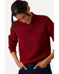 DAMART - Thermolactyl Cable Funnel Neck Jumper, Regular Fit, Knitted - Lyst