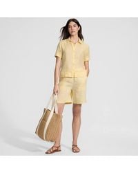 Lands' End - Premium Pure Linen Short Sleeve Shirt - Lyst