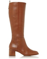 Dune - 'truth' Leather Knee High Boots - Lyst