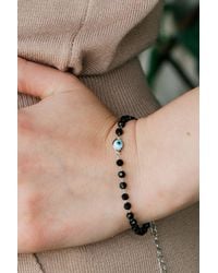 The Colourful Aura - Evil Eye Beads Indian Mangalsutra Protection Indian Nazaria Bracelet - Lyst