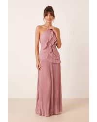 Style Cheat - Pleated Halter Tie Dress - Lyst