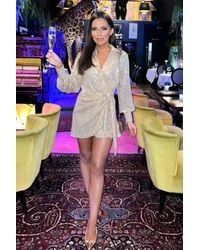 Style Cheat - Aimee Balloon Sleeve Shirt Dress - Lyst