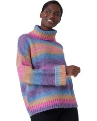 Roman - Relaxed Roll Neck Ombre Jumper - Lyst