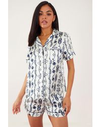 Accessorize - Ornamental Print Pyjama Set - Lyst