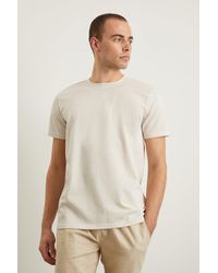 Burton - Slim Fit Short Sleeve Tonal Stripe T-shirt - Lyst