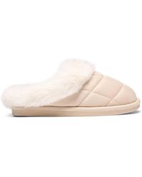 Clarks - Thalia Mule Sand Slip Ons, Slippers - Lyst